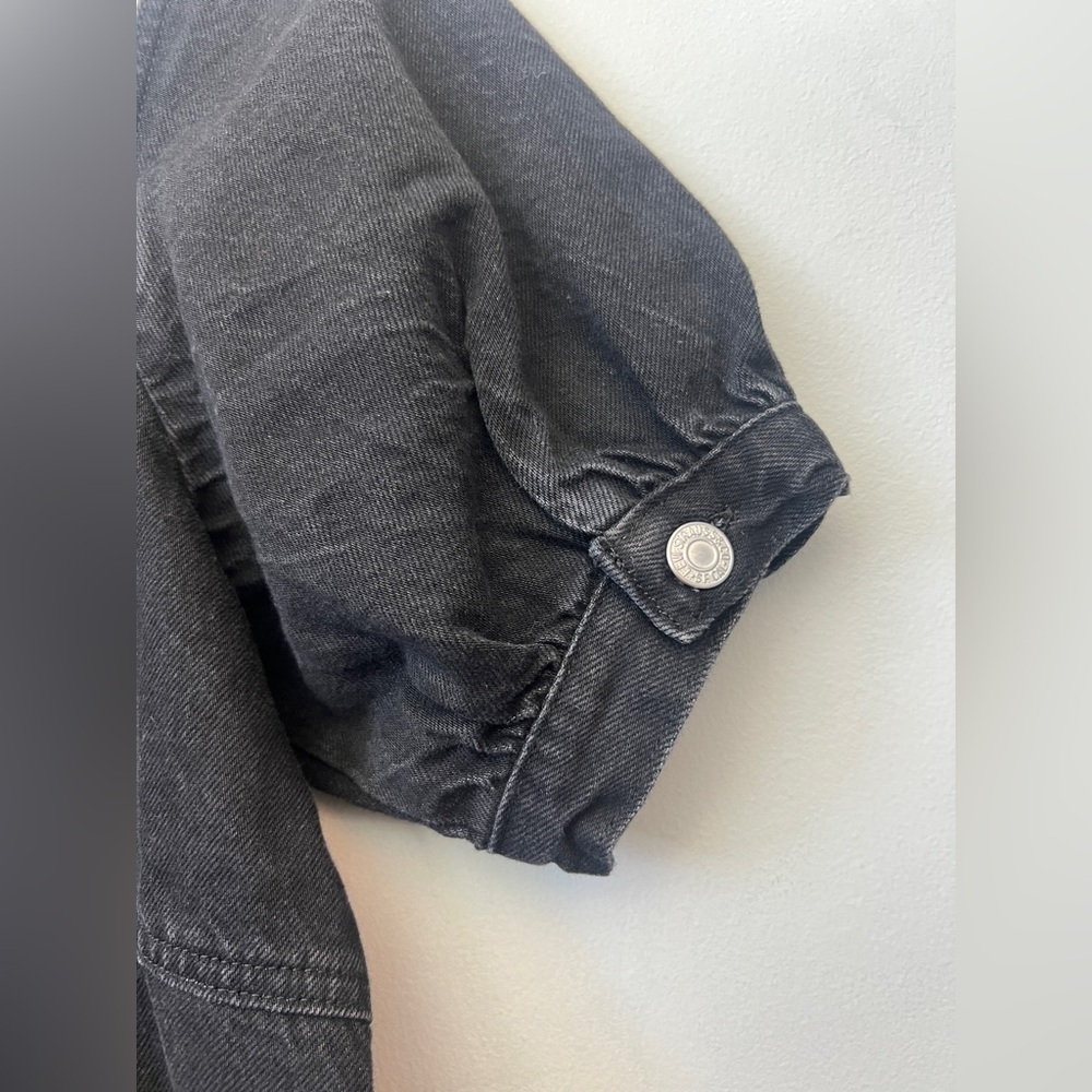 *New* Levi's Premium Rhode Button Front Denim Mini Dress, Size XS - Picture 5 of 6